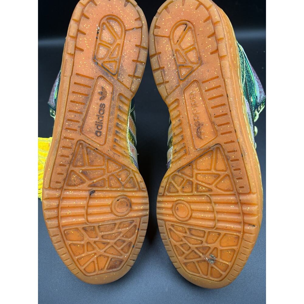 Adidas Jeremy Scott JS Wings 1.0 Rainbow Iridescent Gold Orange Size 11 Rare - Picture 12 of 15